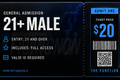 Men’s Ticket 21+